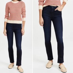 Mother Denim Dazzler Ankle Dark Wash Straight Stretch Jeans Now or Never Size 26